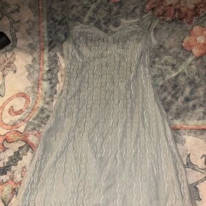 Motel Rocks Gray Slip Dress